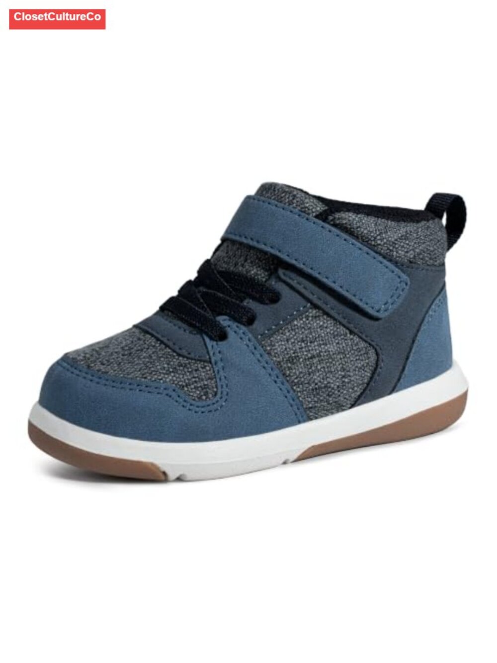 Toddler Boy High Top Sneakers Ankle Support Boots Hook Loop